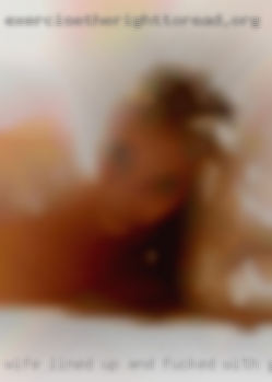 Wife lined up and fucked with girls exbiiiii.